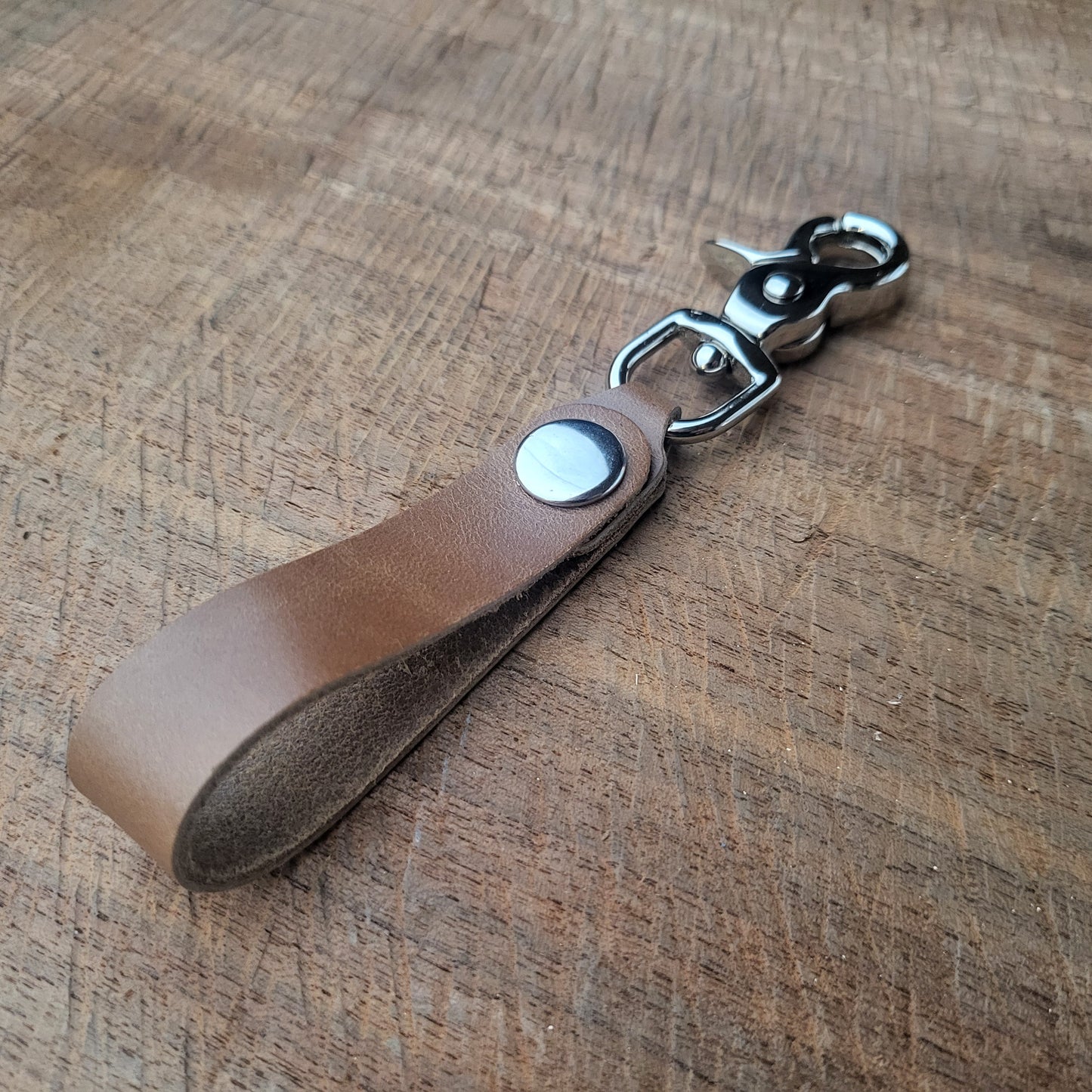 Leather Keychain Lanyard