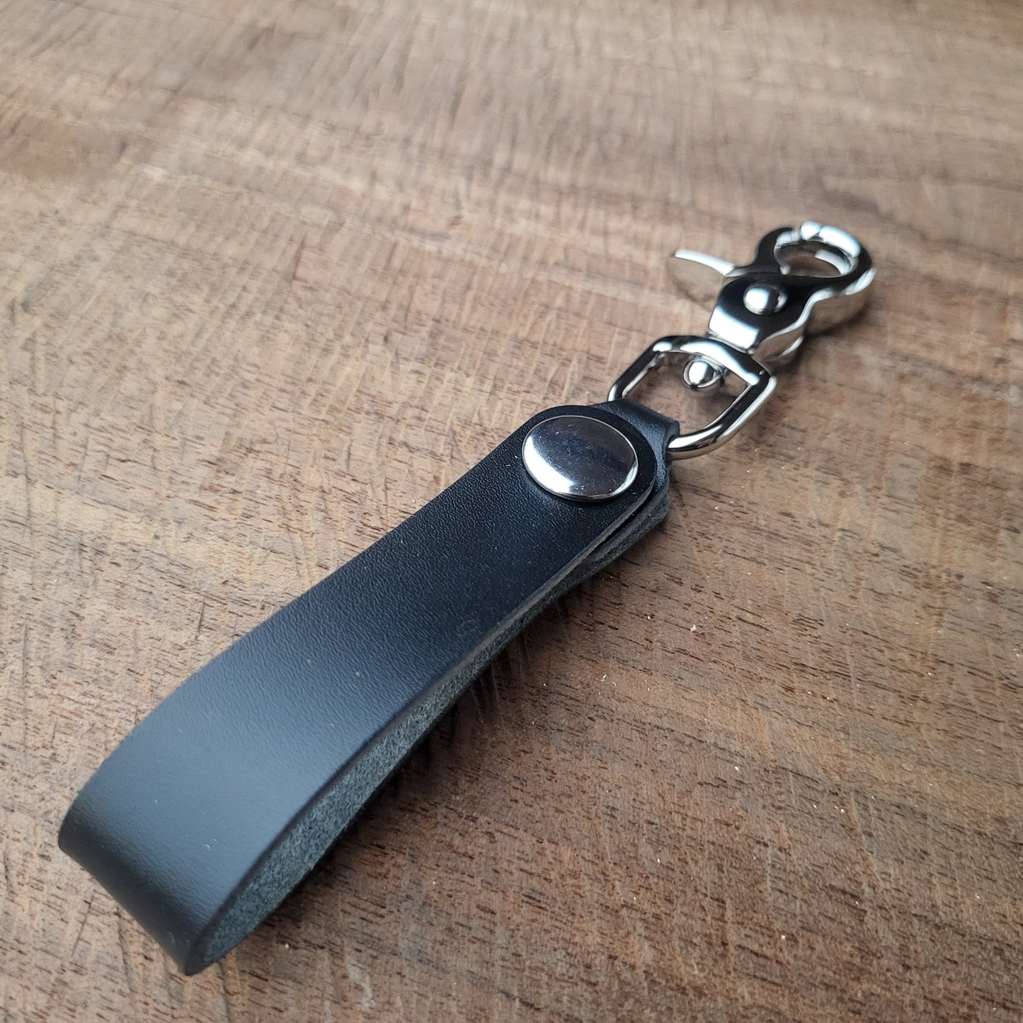 Leather Keychain Lanyard