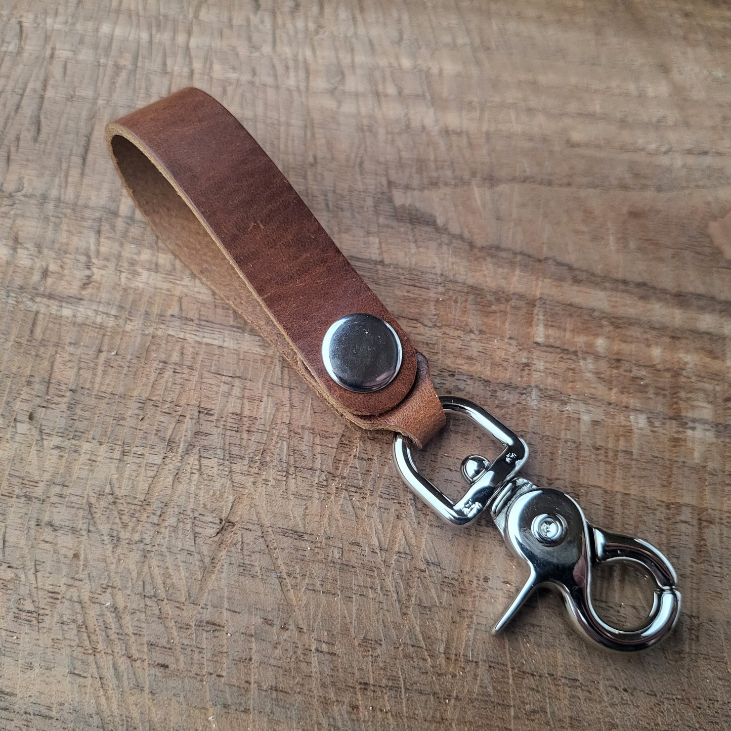 Leather Keychain Lanyard