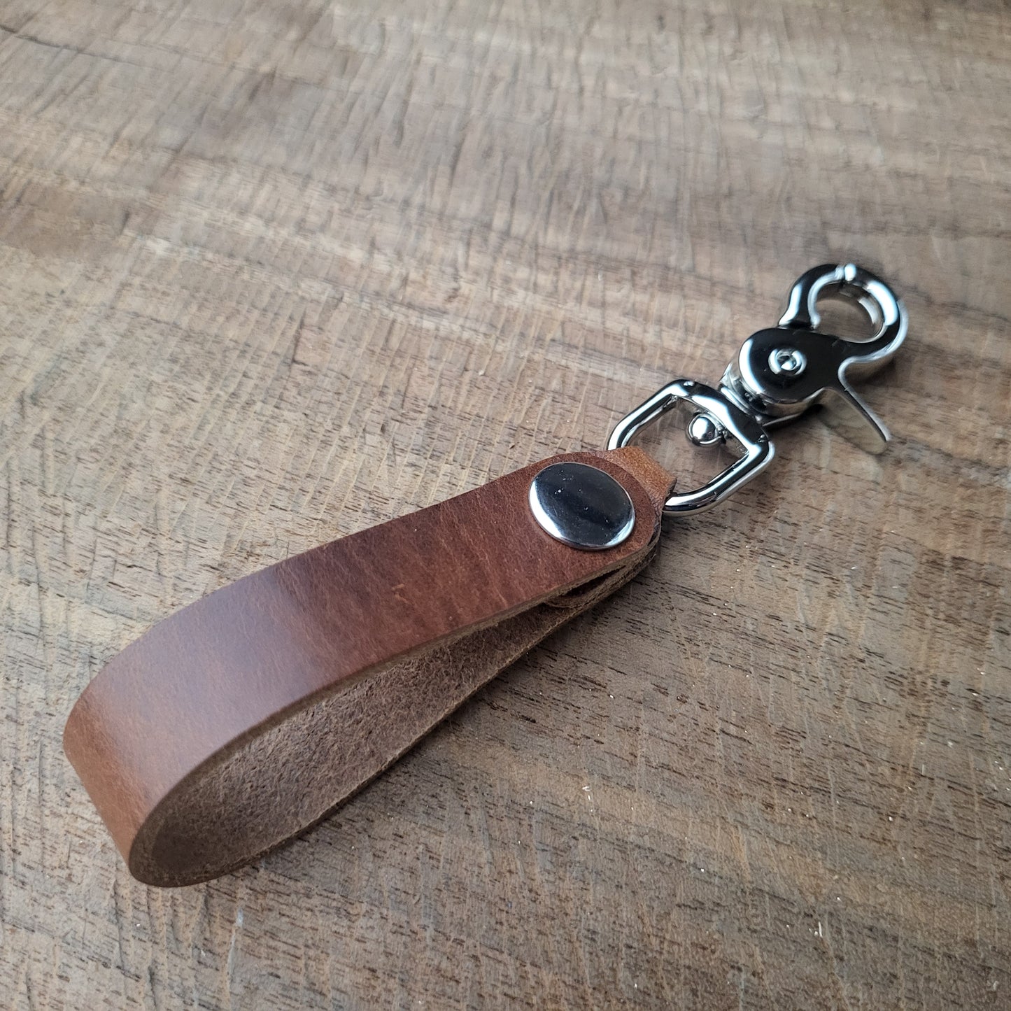 Leather Keychain Lanyard