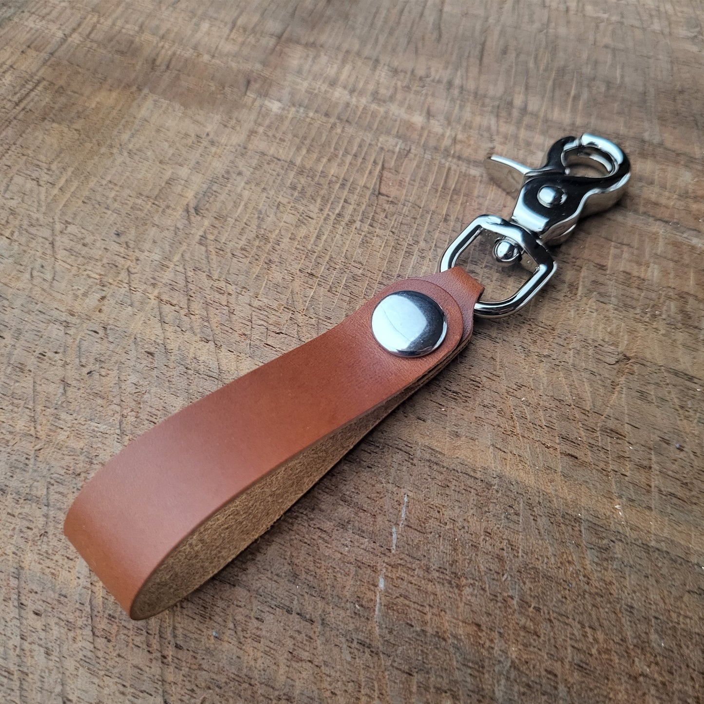 Leather Keychain Lanyard