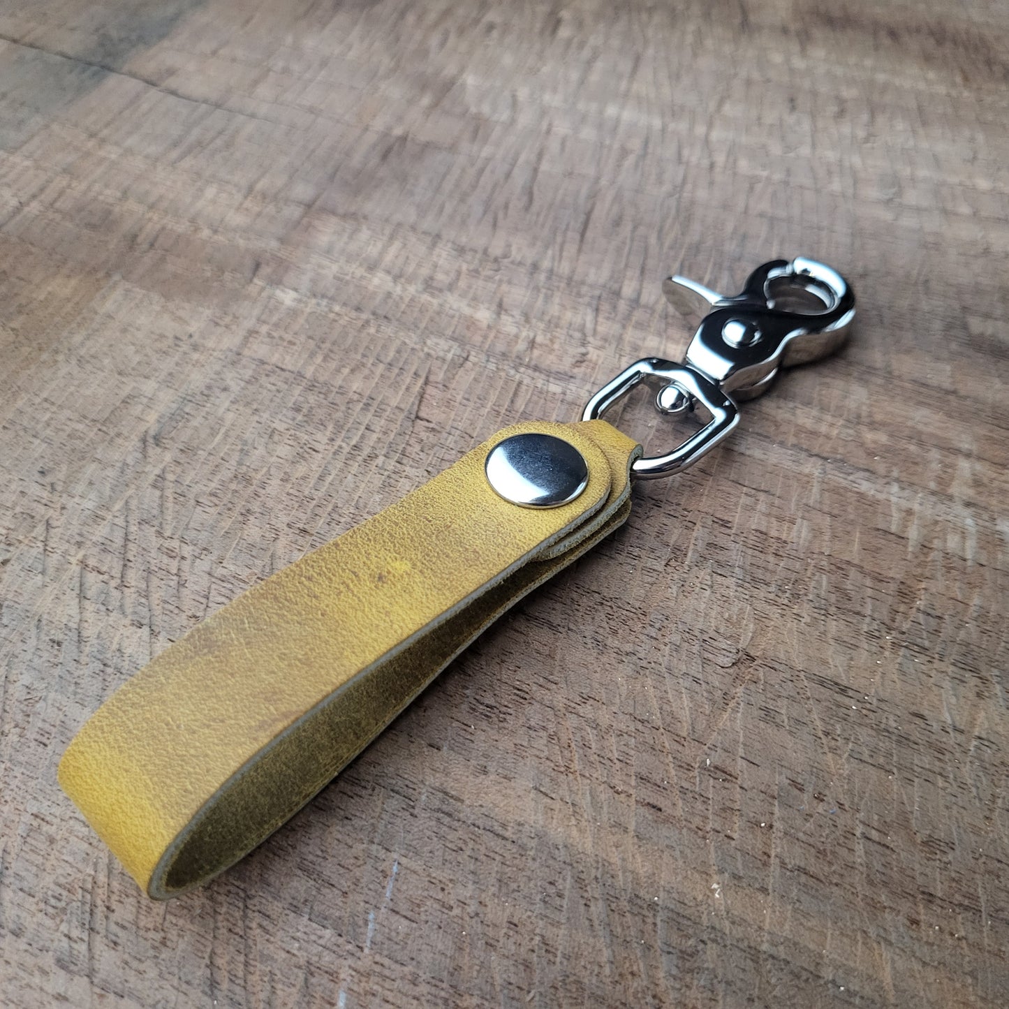 Leather Keychain Lanyard