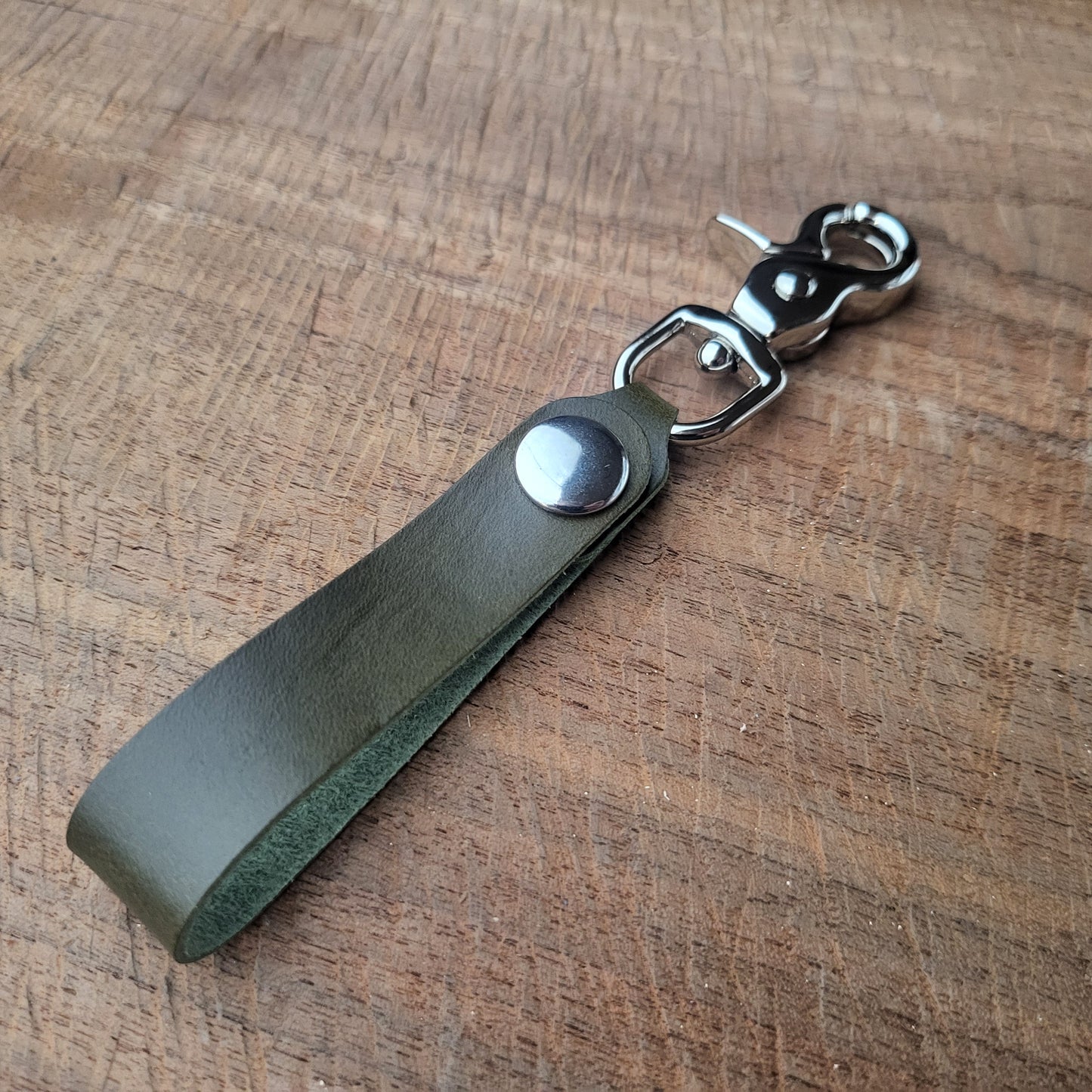 Leather Keychain Lanyard