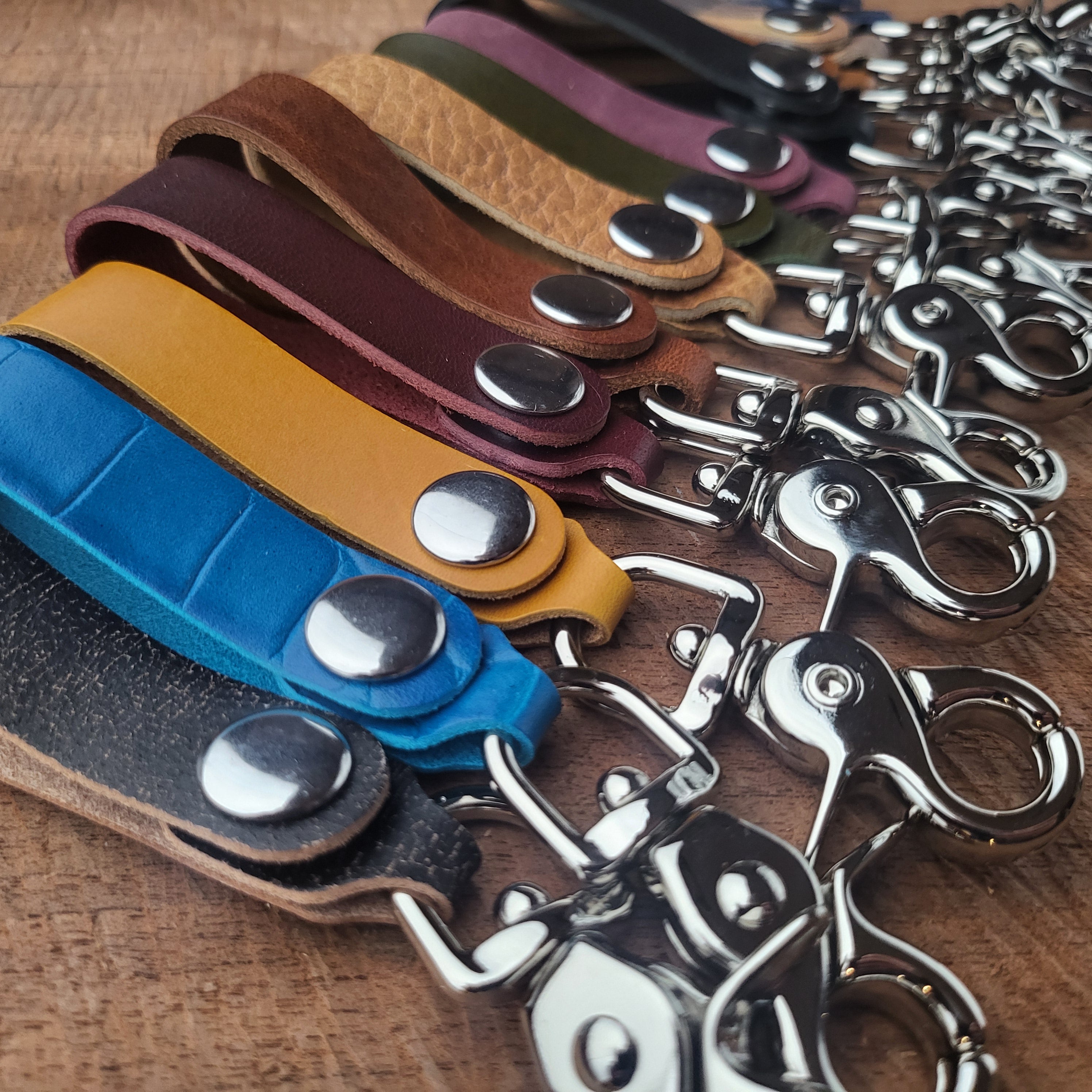 Handmade Leather Keychains – Stylish & Durable Accessories – Harrison ...