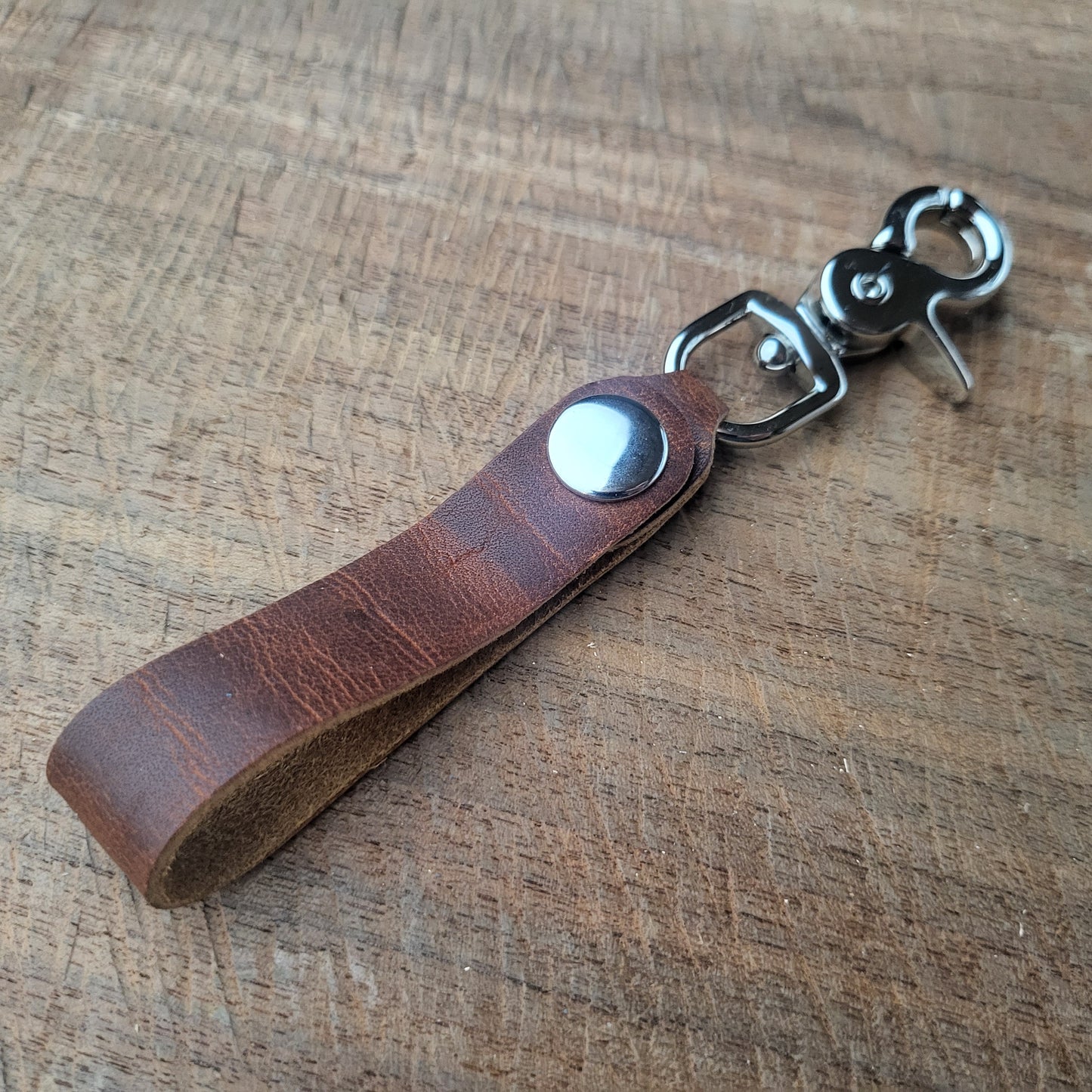 Leather Keychain Lanyard